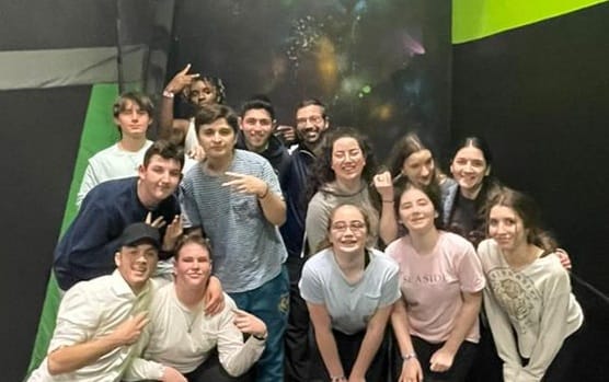 Savannah Fellows and Teens hanging out