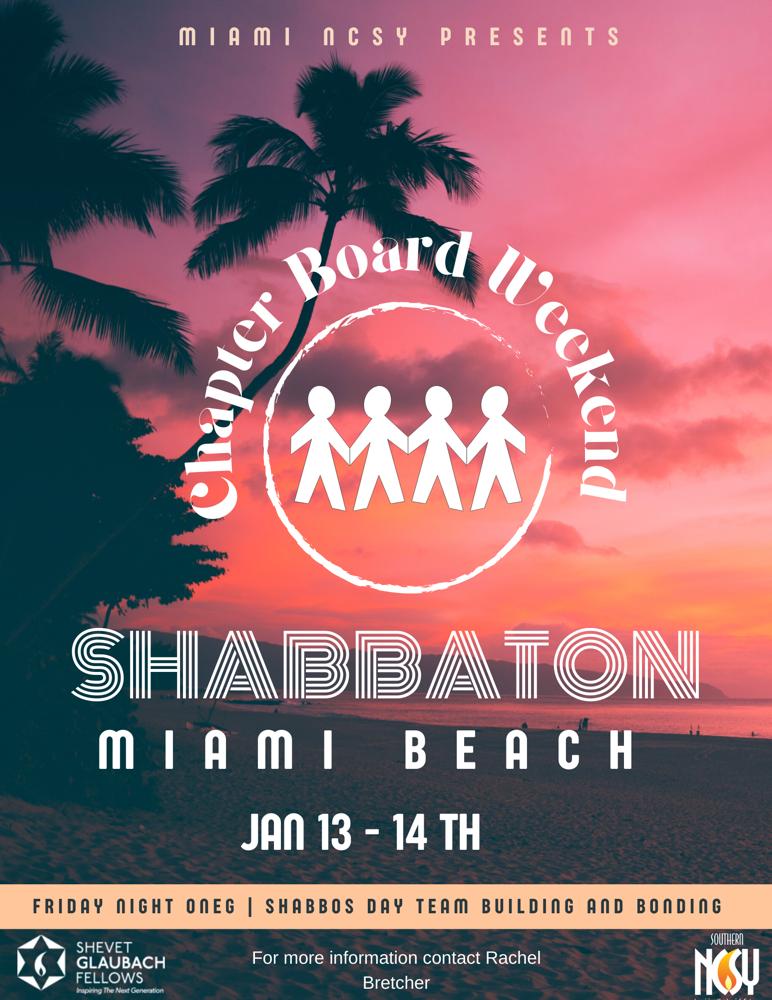 Chapter Board Weekend Shabbaton