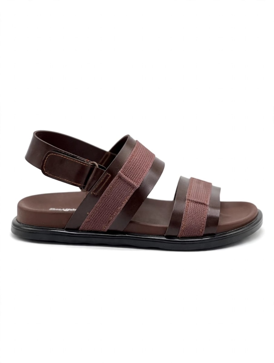 Brown Leather Casual Sandal