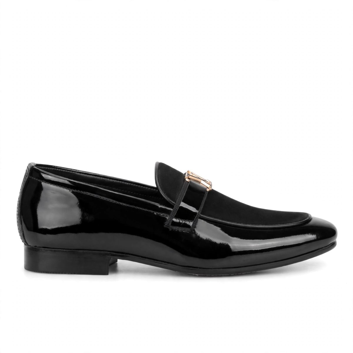 Louis Vuitton Black Patent Loafer