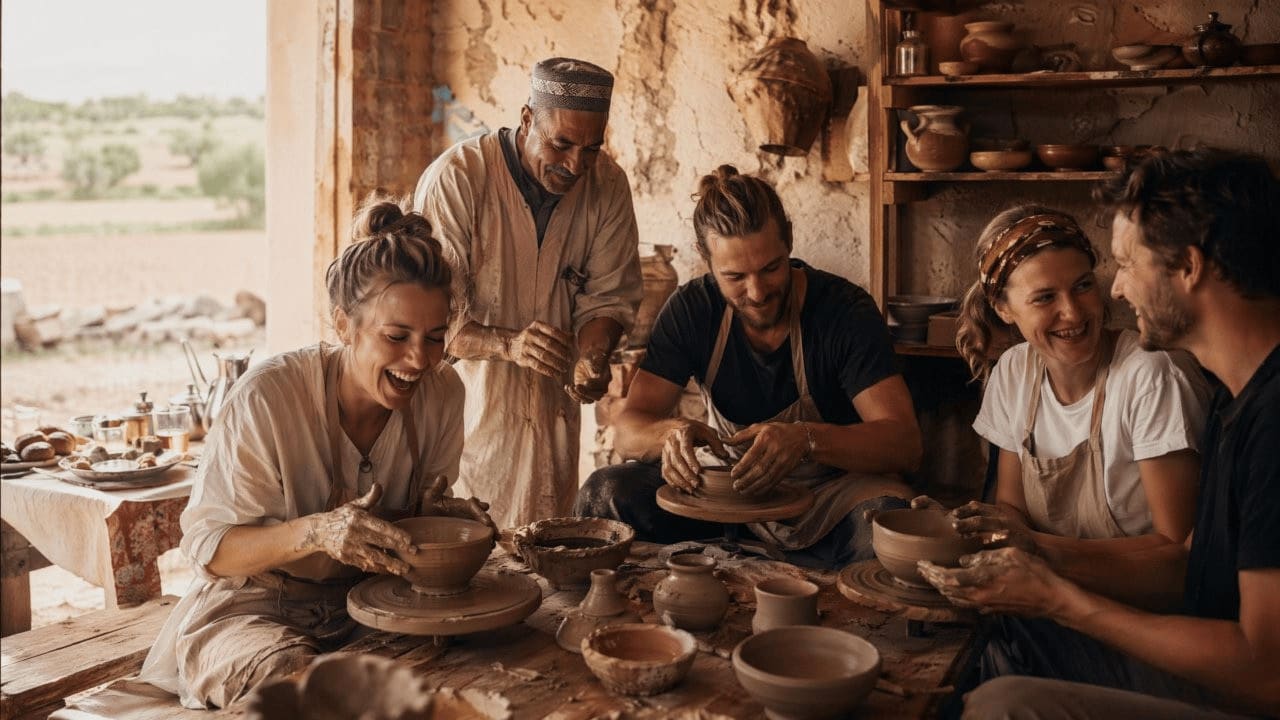 Traditional Pottery Crafts in Agadir Morocco