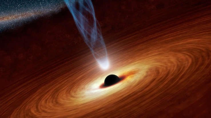 33. What escapes from a black hole?