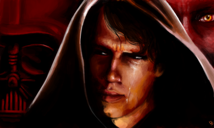 7. According to Yoda, what emotion does Anakin Skywalker possess that makes him susceptible to the dark side?