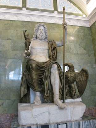 14. Who is the king of the gods in Roman mythology?