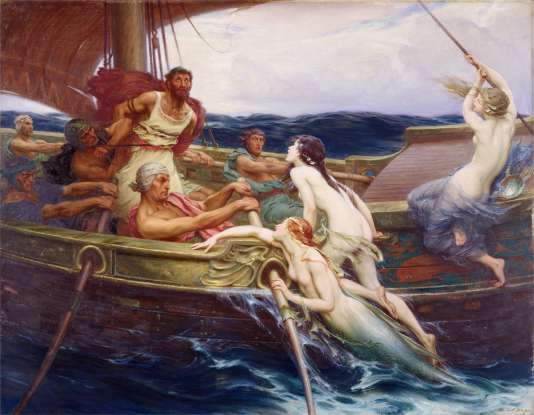 18. How do the Greek Sirens seduce sailors?