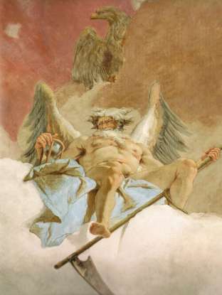 34. Which god listed below came to be known as the god of time?