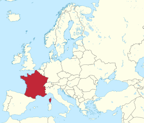 5. Which country is shown highlighted here?