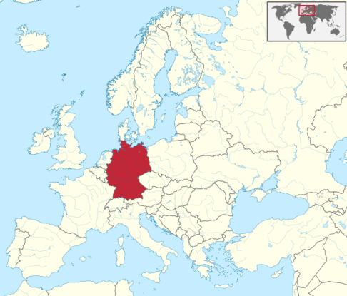 9. Which country is shown highlighted here?
