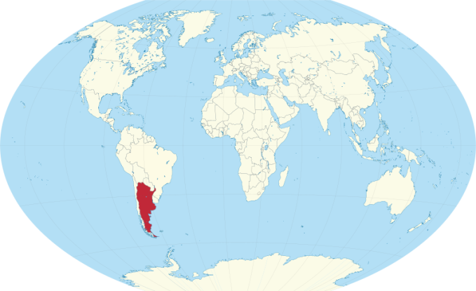 40. Which country is shown highlighted here?