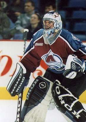 5. Which goalie holds the record for the most playoff wins?