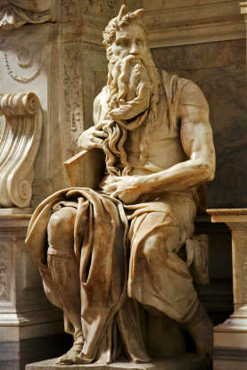 37. How old is Moses when he dies?