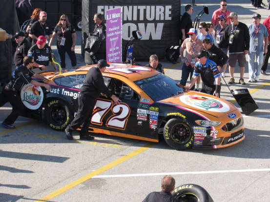 24. Who drives this NASCAR?