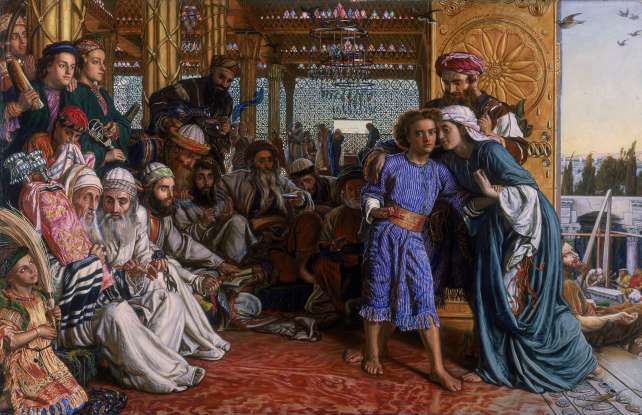 8. One time, when Jesus was just a child, he broke away from his parents and ran to a certain place. Where did his parents find him?