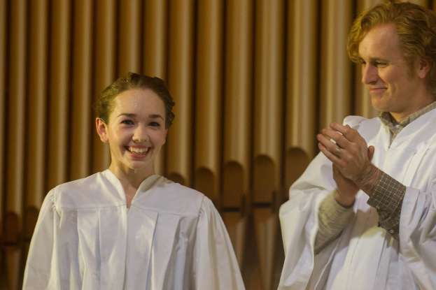 32. What does Paige donate to the church that makes Philip upset?