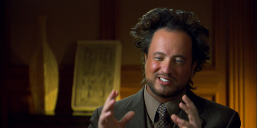 22. This man is known for his conspiracy theories on what?