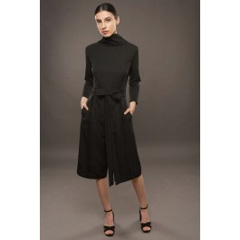 jumpsuit with turtleneck