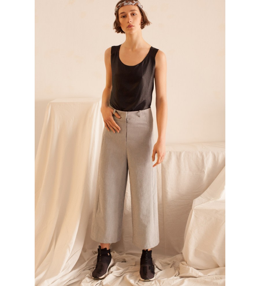 Gingham Seersucker Trousers Gingham Seersucker Trousers