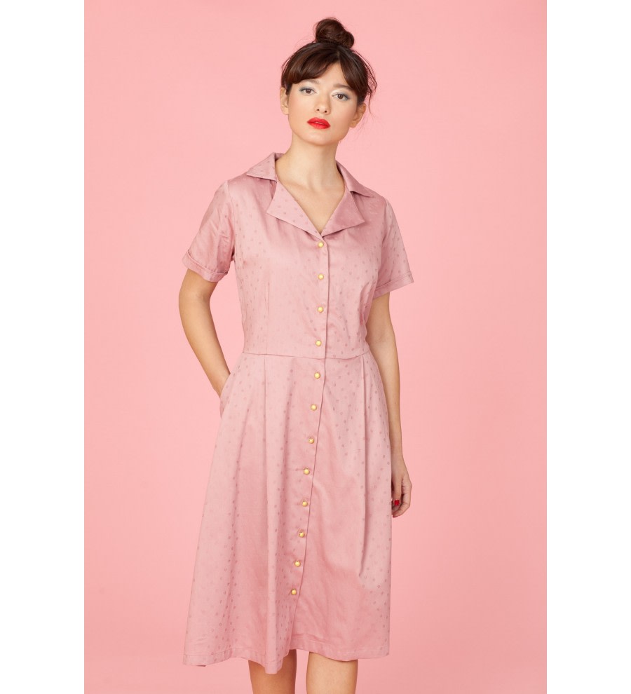 Dusty Rose Shirt Dress Dusty Rose Shirt Dress