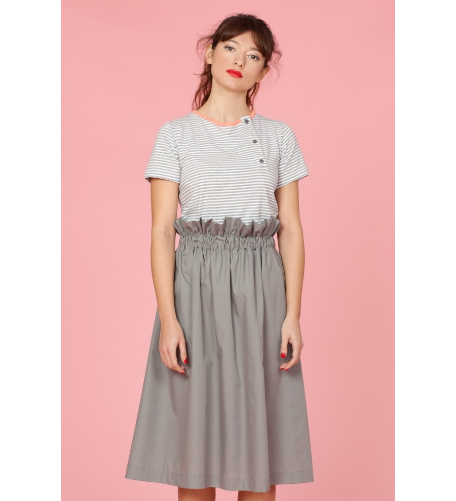 High-Waisted Midi Skirt High-Waisted Midi Skirt
