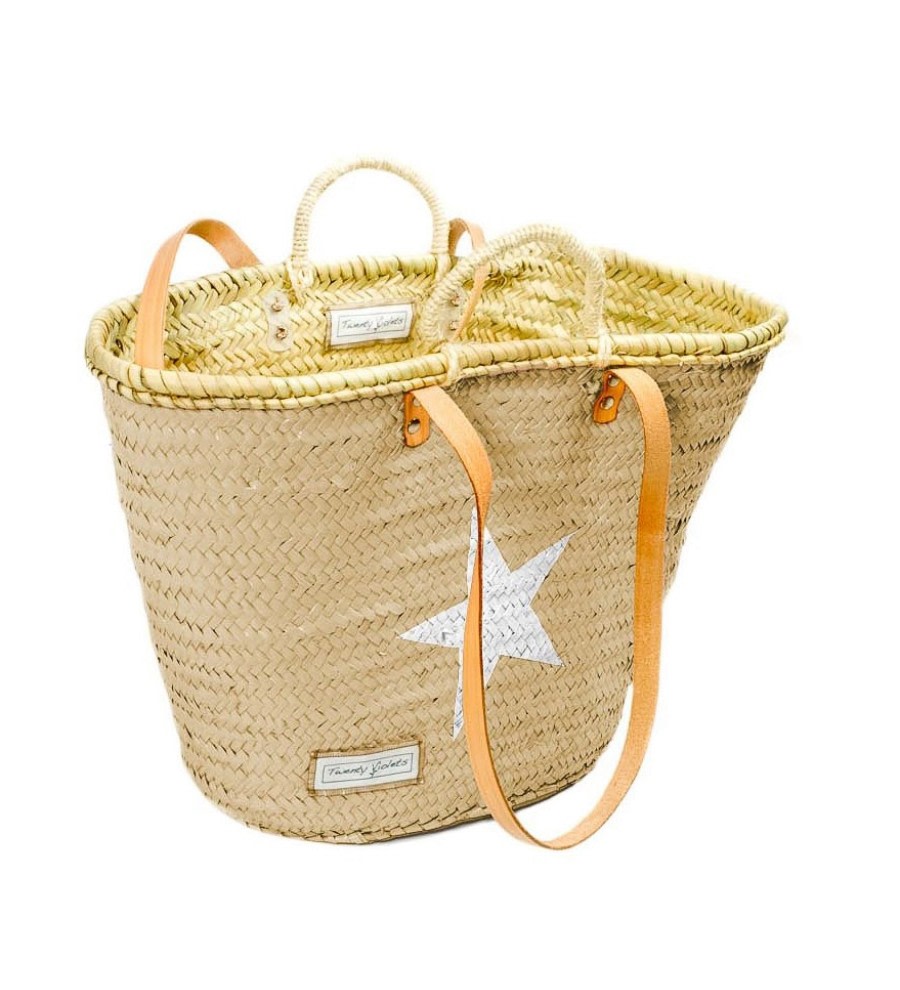 Beige Wicker Basket Bag Beige Wicker Basket Bag