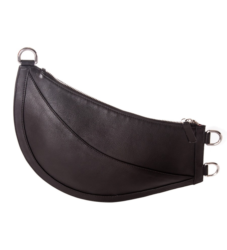 Cuerno Black Leather Clutch Cuerno Black Leather Clutch