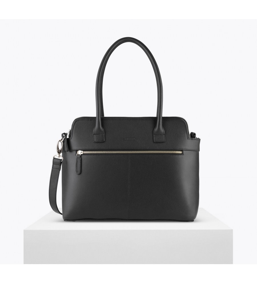 Black Bio Leather Tote Bag Black Bio Leather Tote Bag