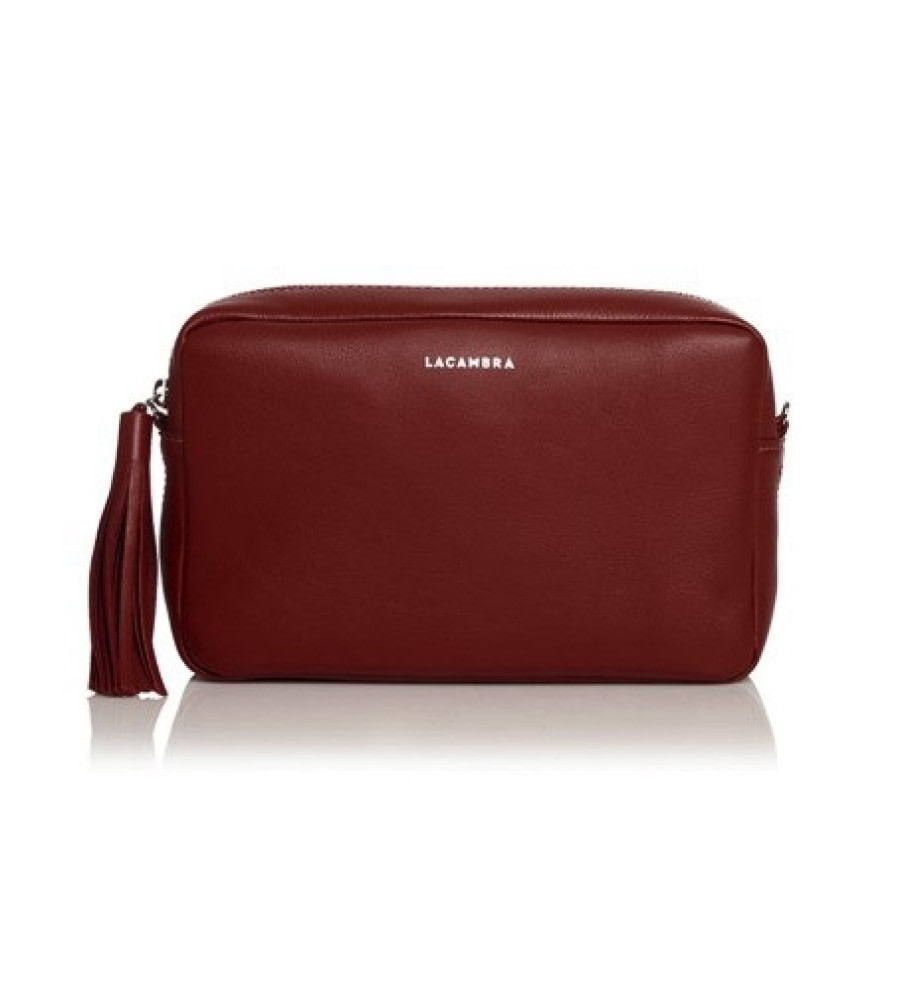 Bordeaux Leather Crossbody Bag Bordeaux Leather Crossbody Bag