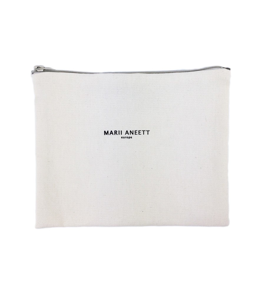 Carla White Cotton Pouch Carla White Cotton Pouch