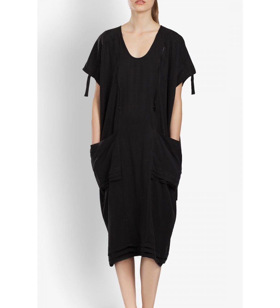 Oversized Tencel Tunic Dress Oversized Tencel Tunic Dress