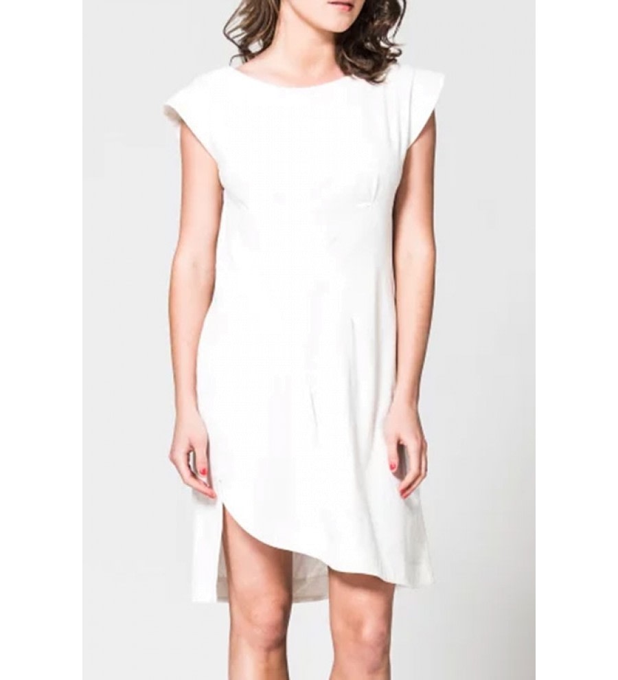 Arat White Organic Cotton Dress Arat White Organic Cotton Dress