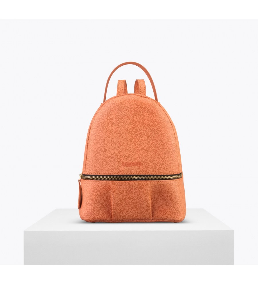 Orange Bio Leather Backpack Orange Bio Leather Backpack