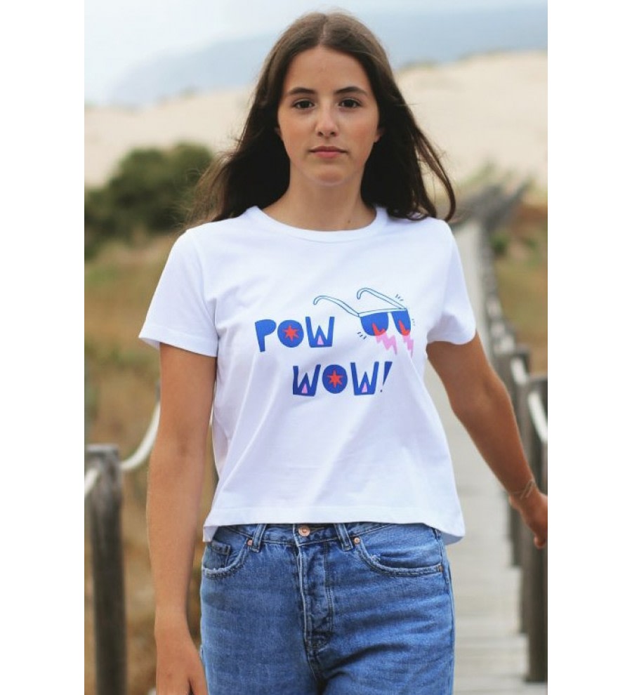 Organic Crop Tee Pow Wow Organic Crop Tee Pow Wow