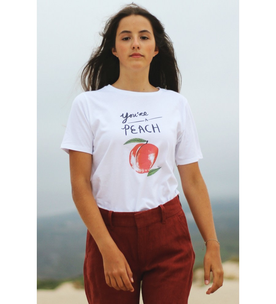 Organic T-shirt Like a Peach Organic T-shirt Like a Peach