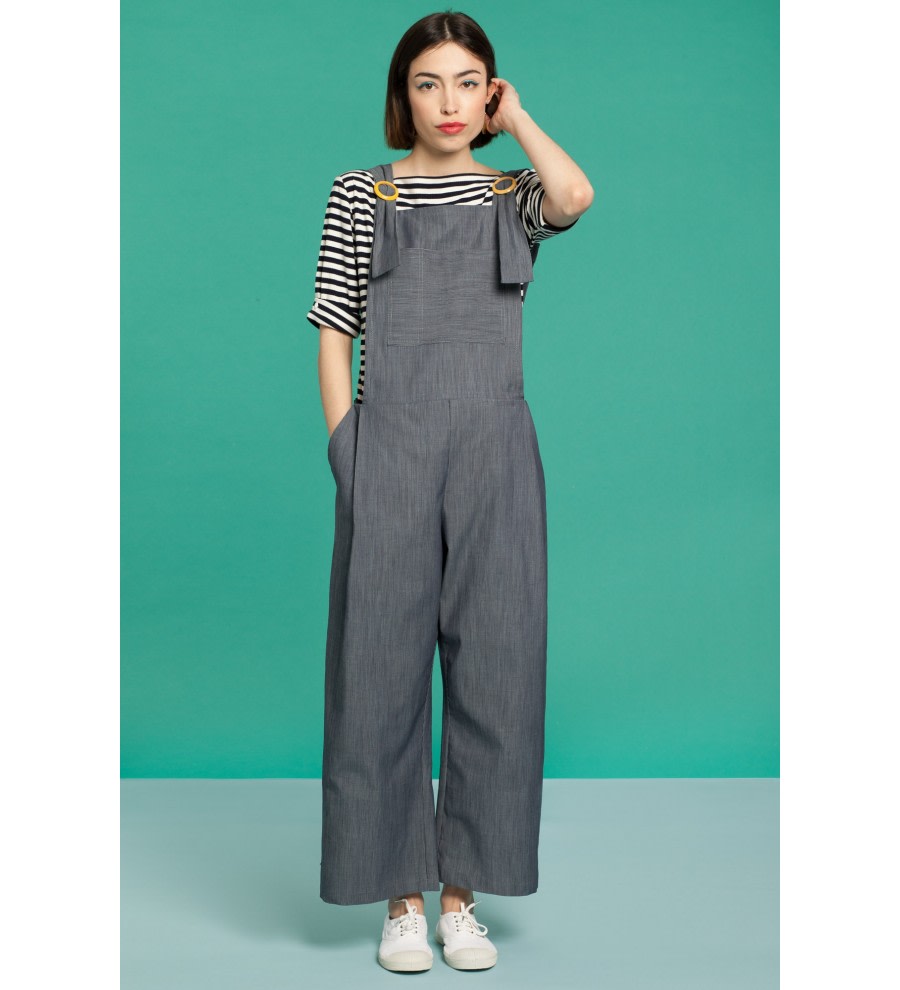 Palazzo Organic Denim Overalls Palazzo Organic Denim Overalls