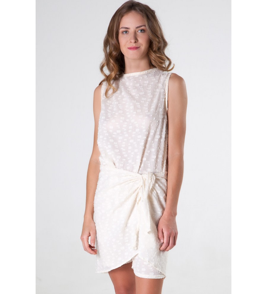 Iko Tie-Waist Cotton Playsuit Iko Tie-Waist Cotton Playsuit