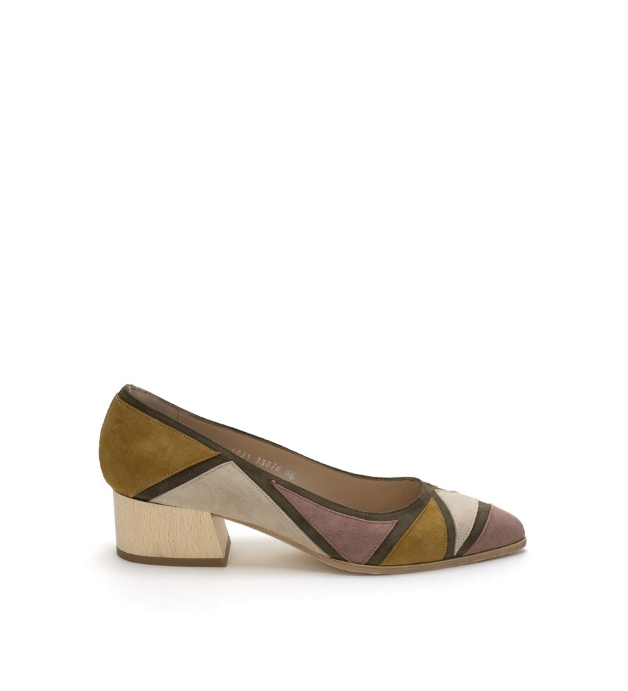 Geometric Suede Pumps Geometric Suede Pumps