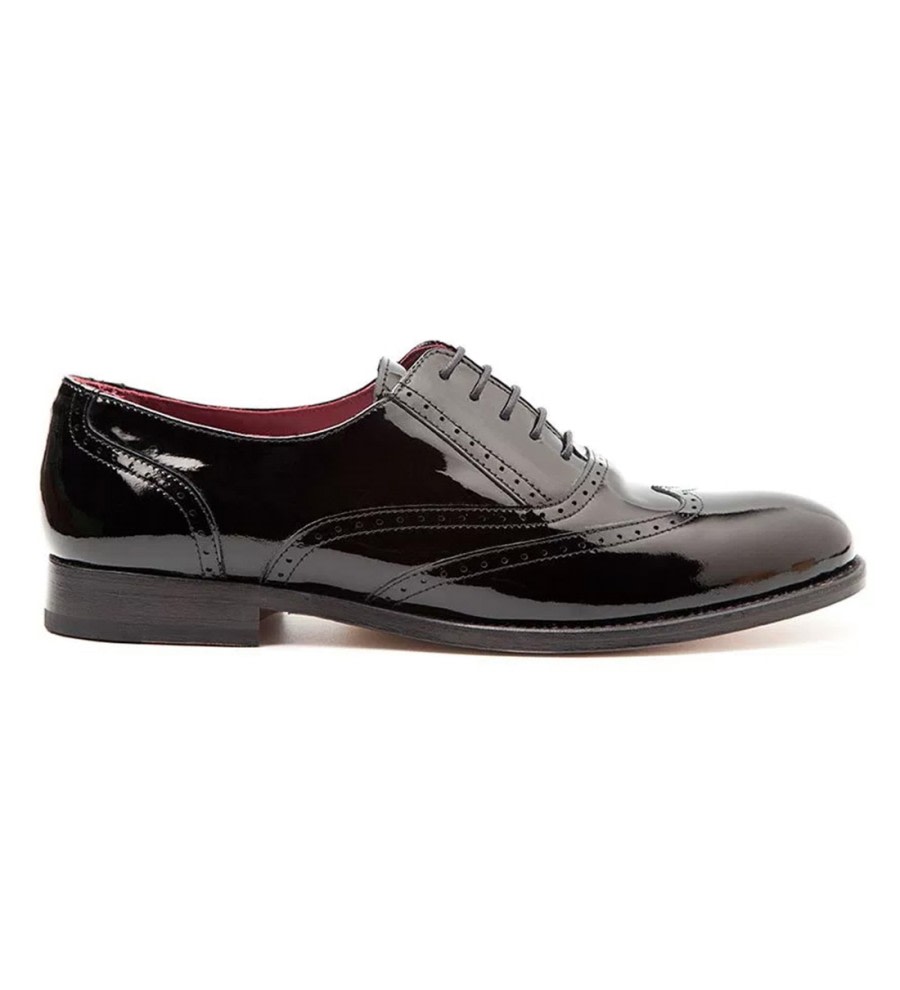 Lena Black Leather Brogues Lena Black Leather Brogues