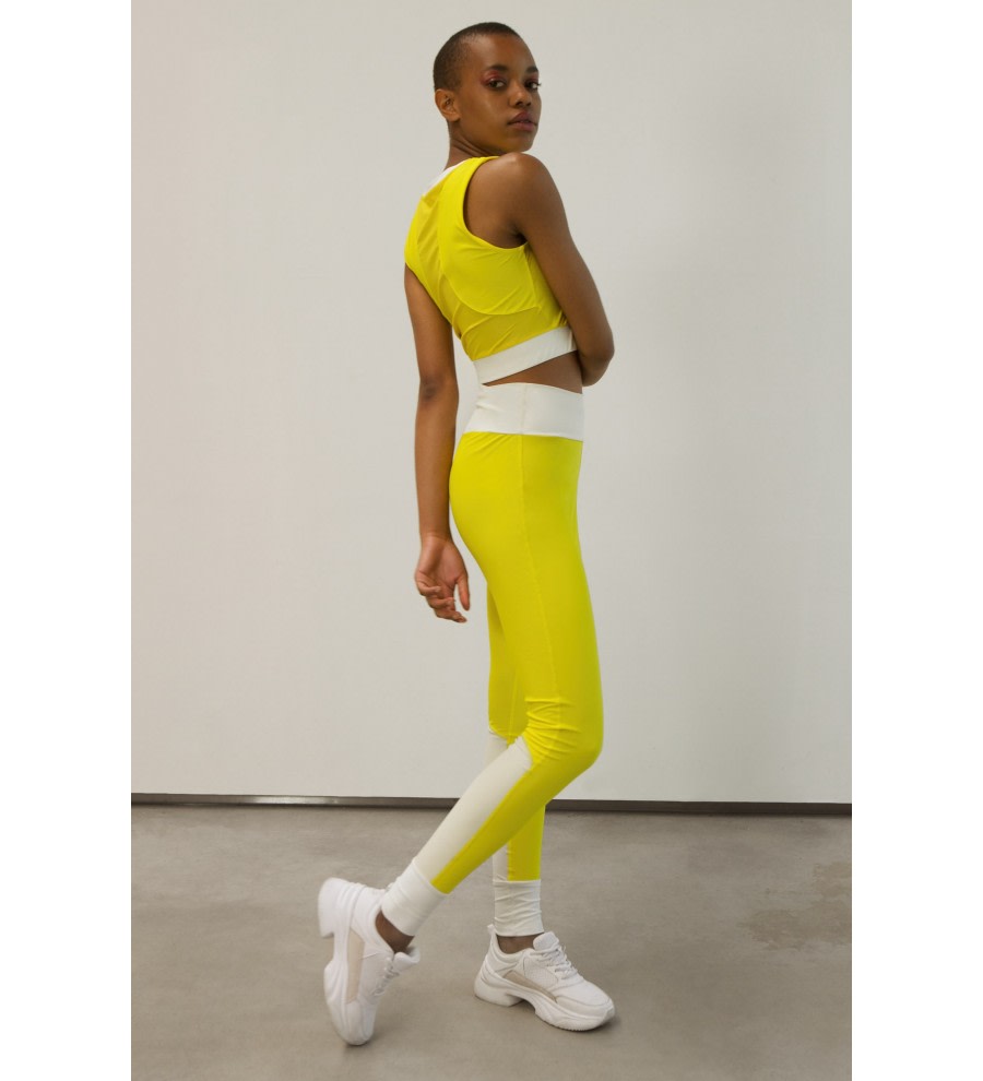 Yellow UPF 50+ High-Waist Leggings Yellow UPF 50+ High-Waist Leggings