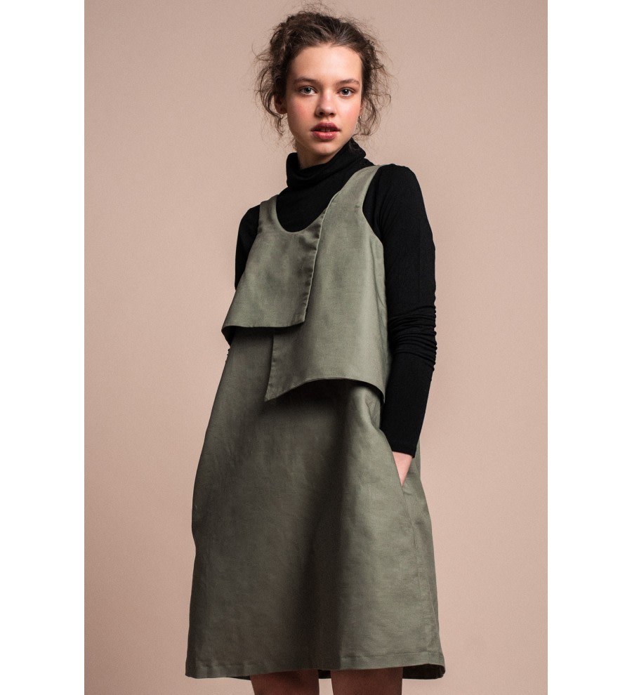 Nipo Linen-Blend Panel Dress Nipo Linen-Blend Panel Dress