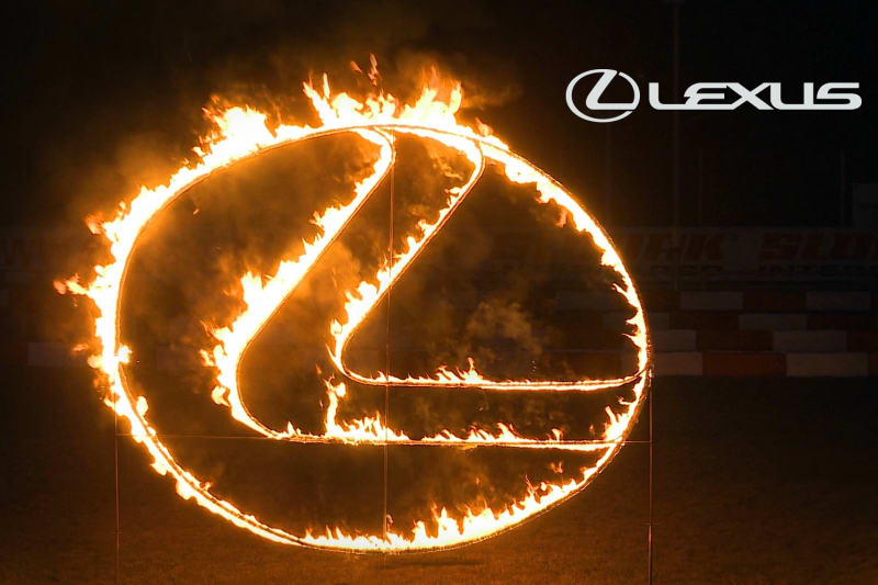 Hořící logo a nápis 2 – Firelovers