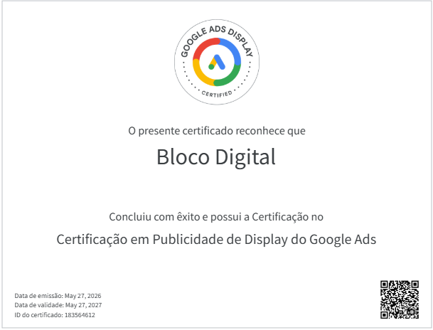 Certificação Especializada