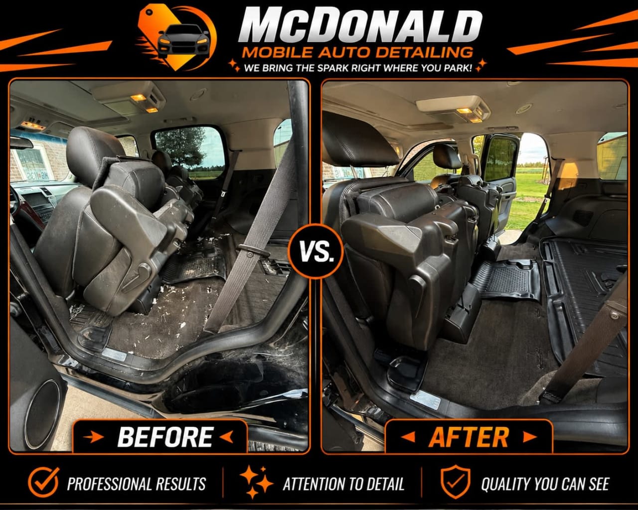 Detailed vehicle