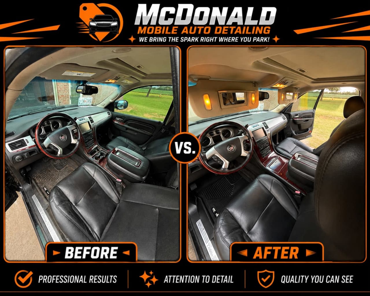 Detailed vehicle
