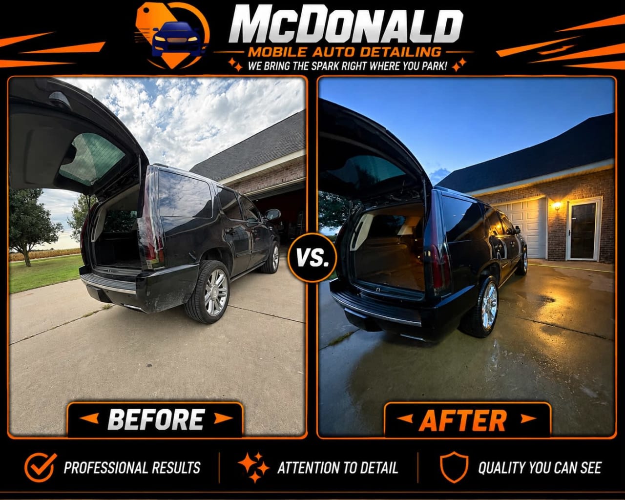 Detailed vehicle
