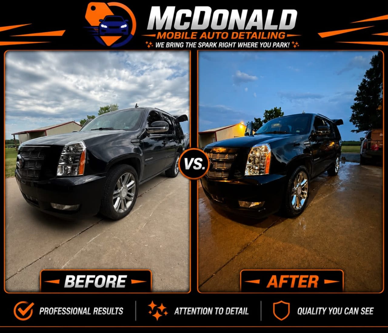 Detailed vehicle