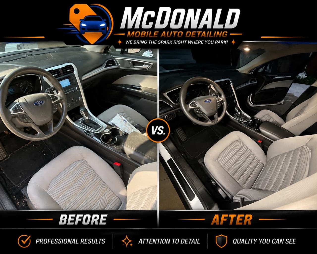 Detailed vehicle