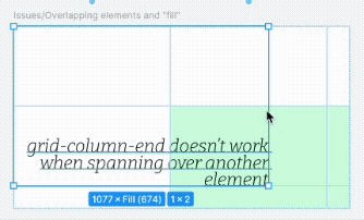 Spanning columns and rows - gif