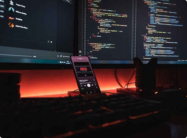 Software development process illustration