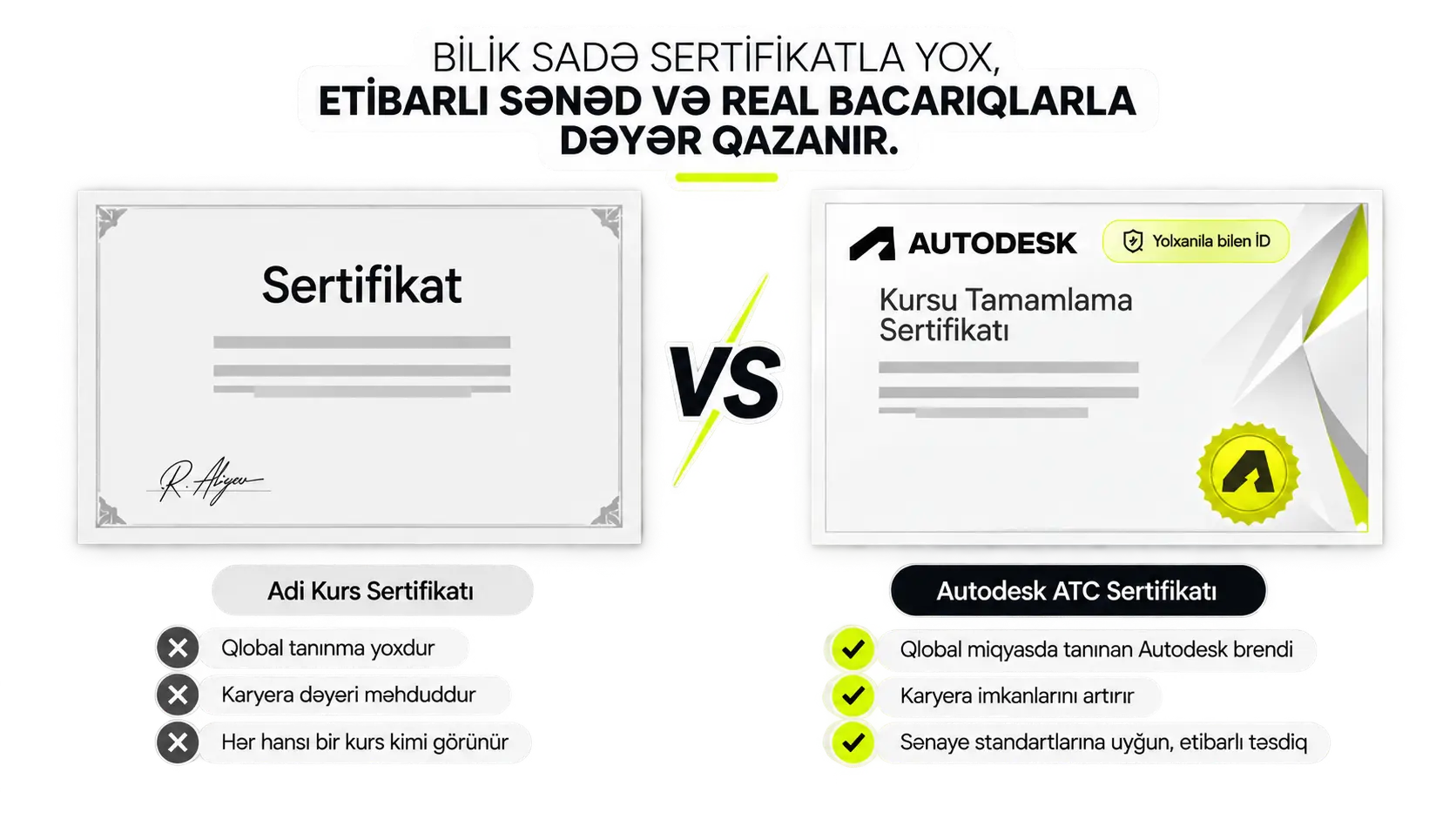 Autodesk sertifikatı