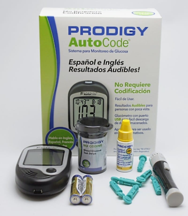 Glucómetro Prodigy Autocode, resultados en 6 segundos